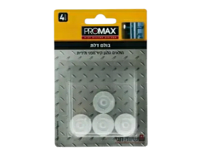 בולם דלת שקוף