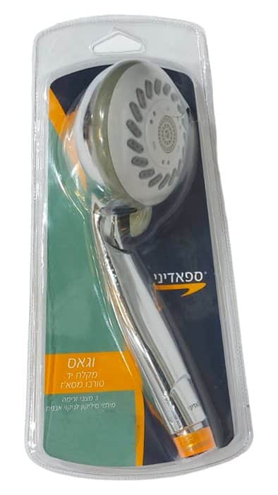 מקלח יד 3 מצבי זרימה דגם וגאס