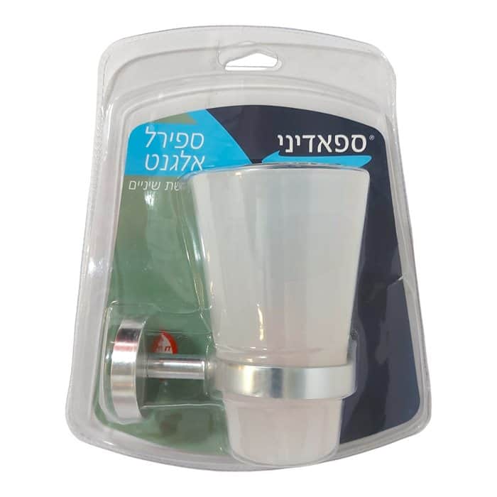 כוס מברשות שיניים זכוכית