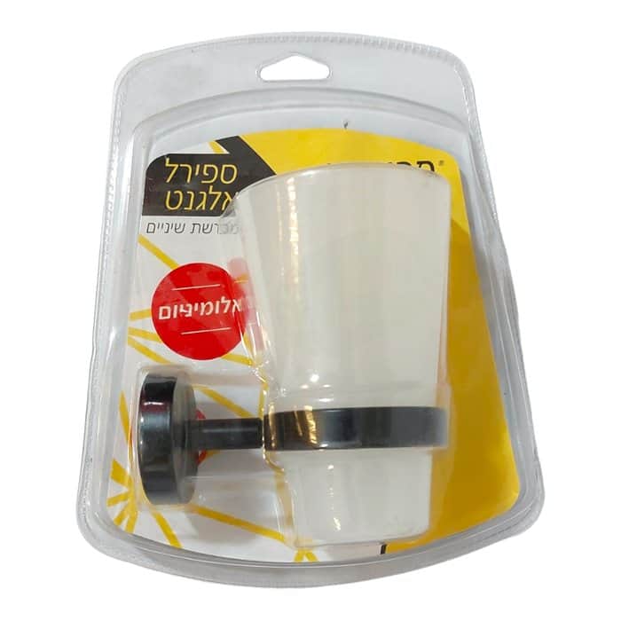 כוס מברשות שיניים זכוכית