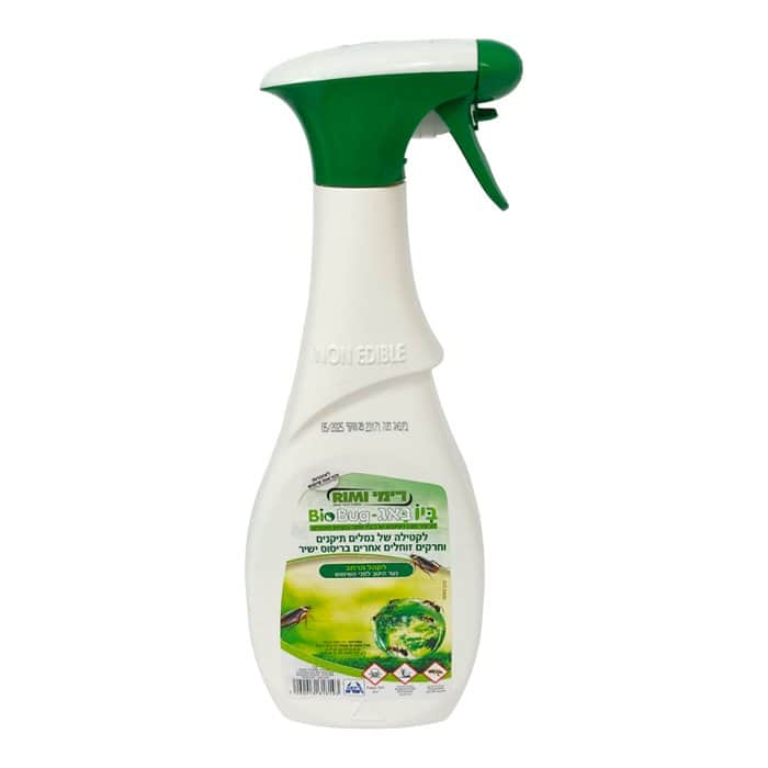 תרסיס על בסיס שמני צמחים טבעיים. לקטילת נמלים, תיקנים, וחרקים זוחלים