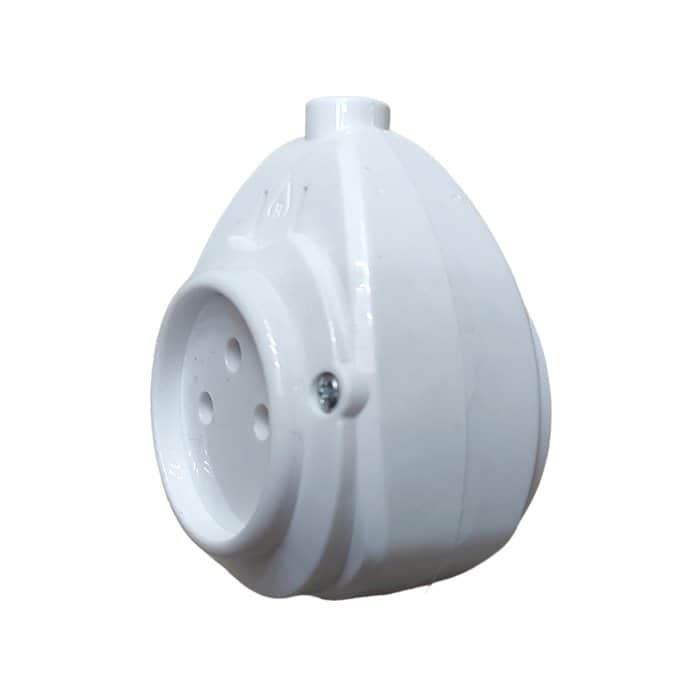 שקע כפול 2 צדדים לכבל מאריך