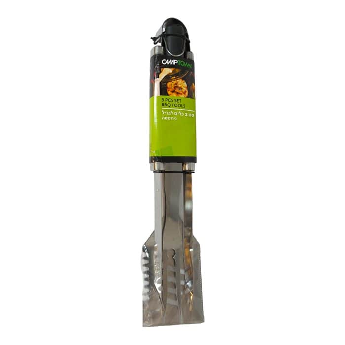 סט 3 כלים לגריל- נירוסטה