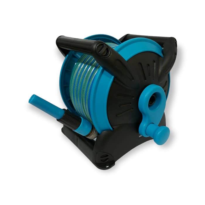 גלגלת מאובזרת + צינור 25 מטר