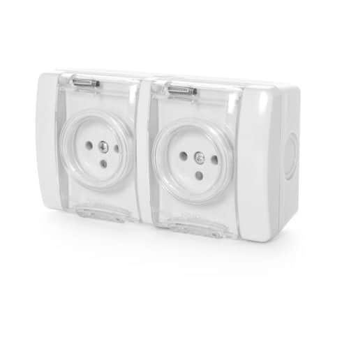 זוג שקע מוגן מים