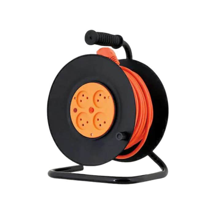 תוף כבל מאריך 40 מטר עם 4 שקעים