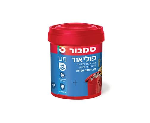 פוליאור מט על בסיס מים 750 מ";ל