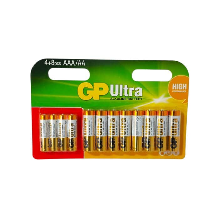 סוללות אולטרה אלקליין AAx8 AAAx4