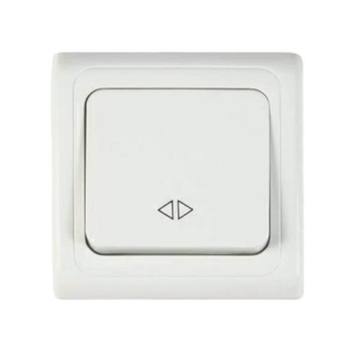 מפסק צלב תחת הטיח ספיר לבן