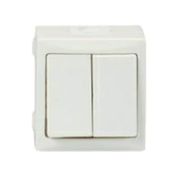 מפסק כפול על הטיח קומפקטי