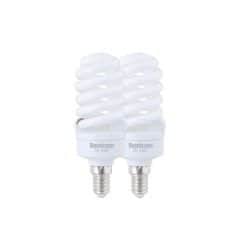 זוג נורות אקו T2 ספירל 15W אור חם הברגה E14