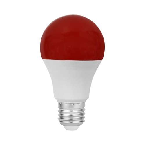 נורת ליבון לד E27 9W, אור אדום