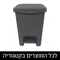 פחים ומברשות לשירותים