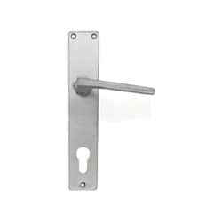 ידית אלום עם שלט צבע כסוף