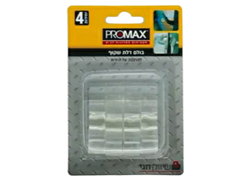 בולם דלת שקוף להרכבה על הידית