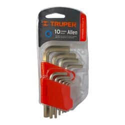 סט מפתחות אלן אינצ'י 10 יחידות