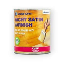 יכט ורניש לכה שקופה לעץ עם עמידות חיצונית גבוהה! 750 מ"ל