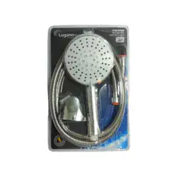 מזלף 5 מצבי זרימה כולל צינור 1.5 מטר אורך + מתלה