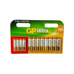 סוללות אולטרה אלקליין AAx8 AAAx4