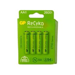 4 סוללת נטענות C4 1.2V 2700mA AA NiMH