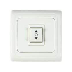 מתג תריס תחת הטיח ספיר לבן